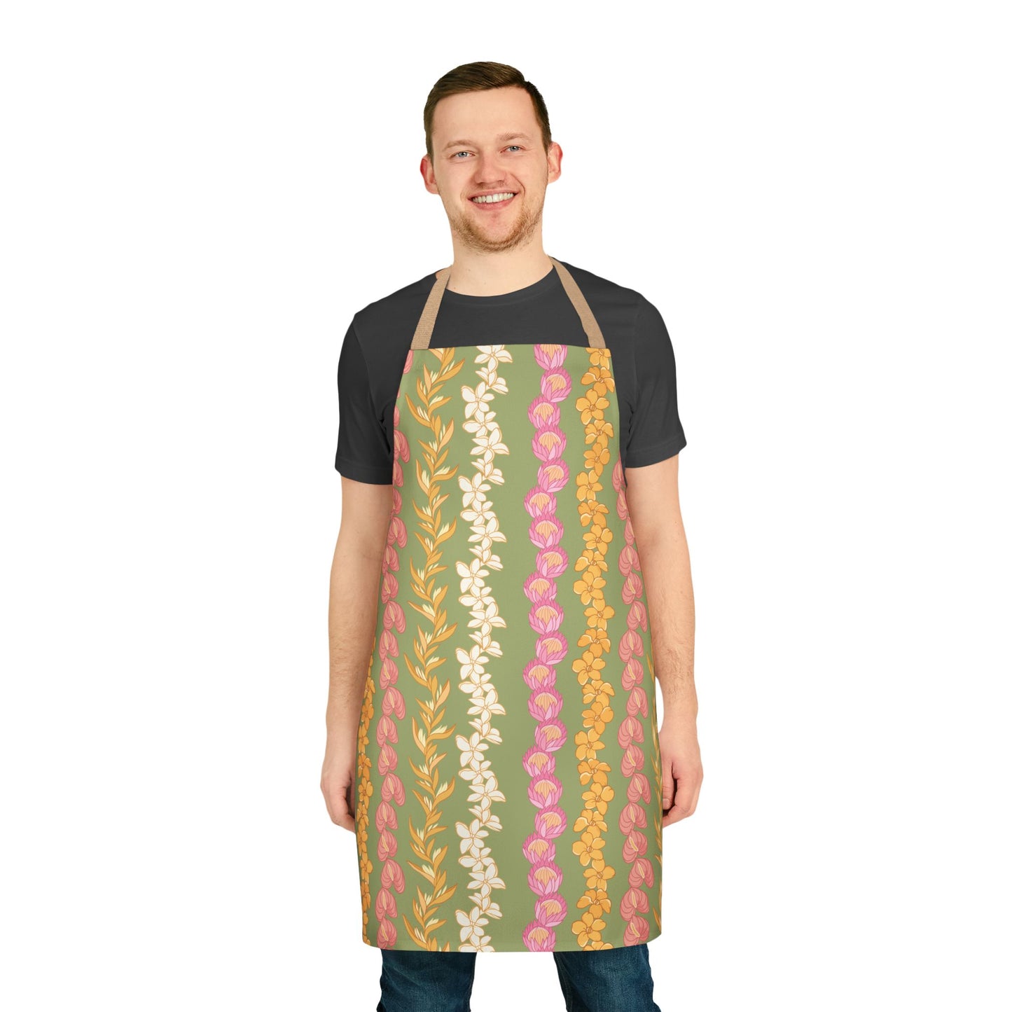 Apron - Aloha Lei Green