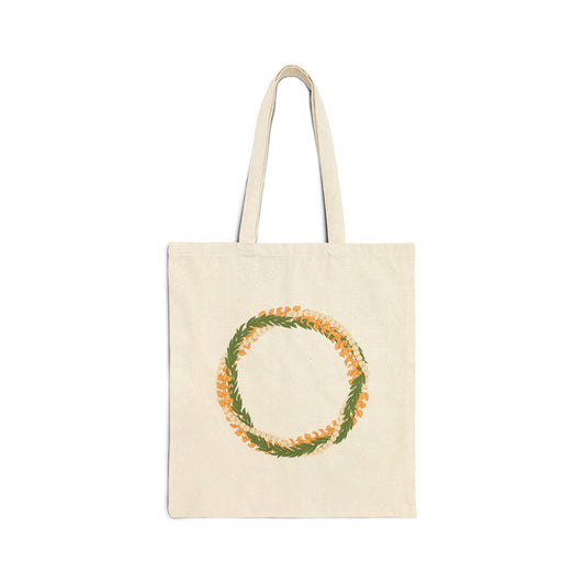 Aloha Lei Canvas Tote Bag