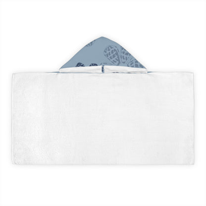 Youth Hooded Towel - Puka Pua Blue