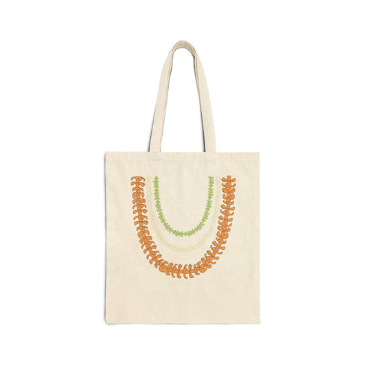 Aloha Lei Canvas Tote Bag