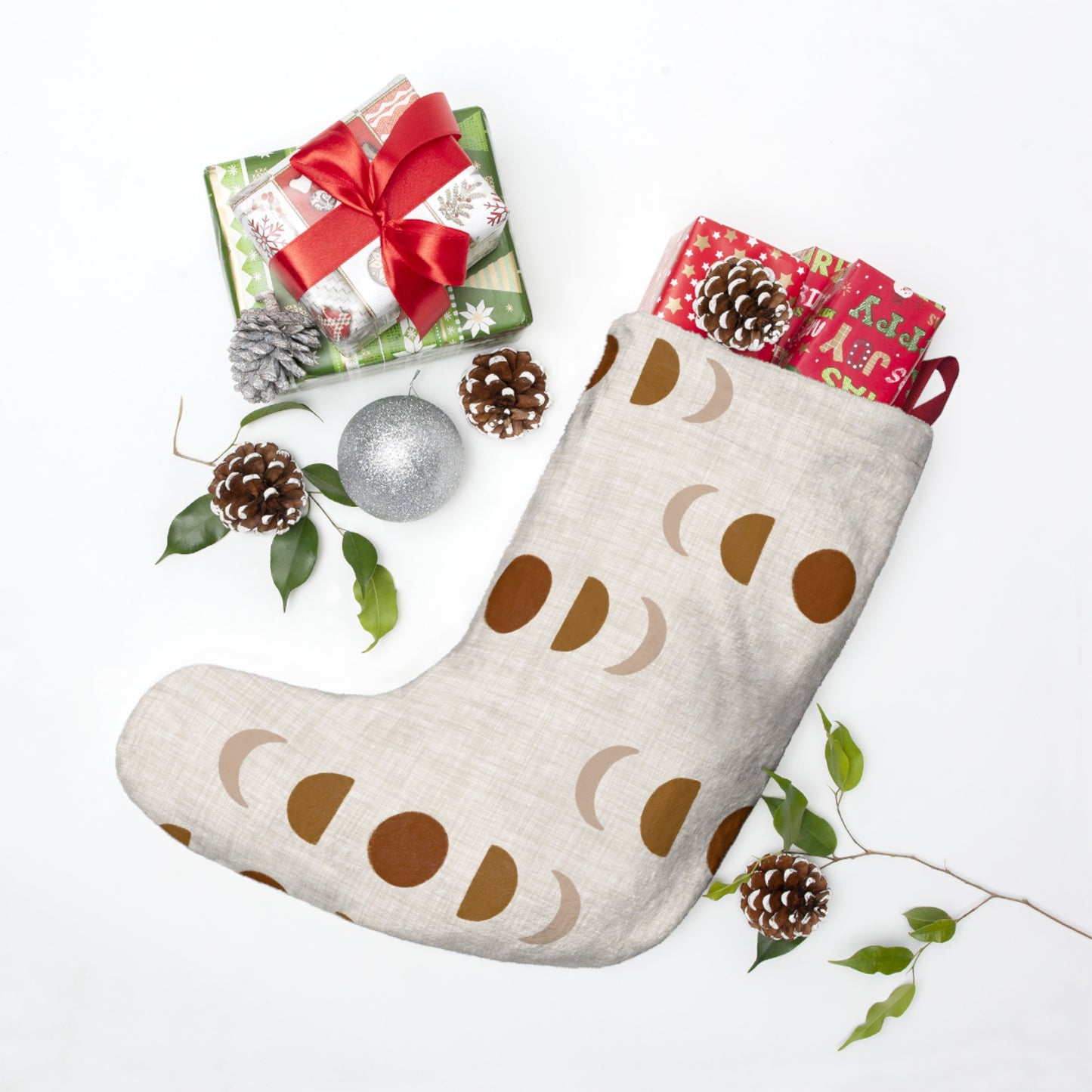 Christmas Stockings - Moon Phases