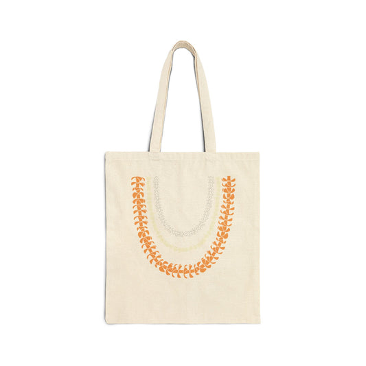 Aloha Lei Canvas Tote Bag